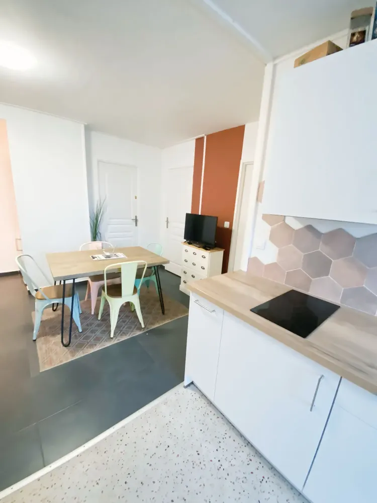 PIECE COMMUNE VUE DEPUIS CUISINE